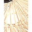 Good&Mojo Plafondlamp Zanzibar plat 40cm S wit