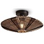 Good&Mojo Plafondlamp Iguazu S disc 40cm zwart naturel