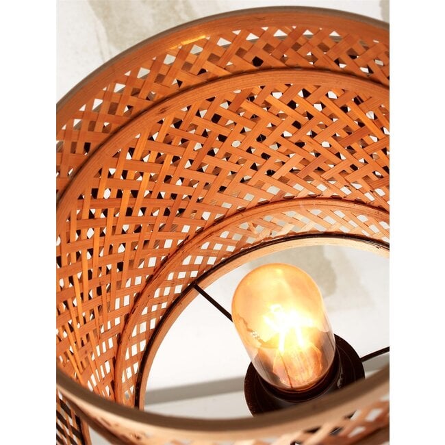 Good&Mojo Tafellamp Bhutan naturel 2520 zwart naturel