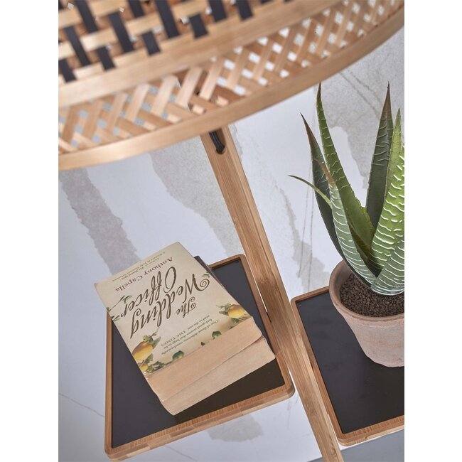 Good&Mojo Vloerlamp Java bamboe met plankjes