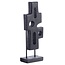 Light en Living Ornament op voet 19x9,5x45 cm SALIO hout mat zwart