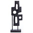 Light en Living Ornament op voet 19x9,5x45 cm SALIO hout mat zwart