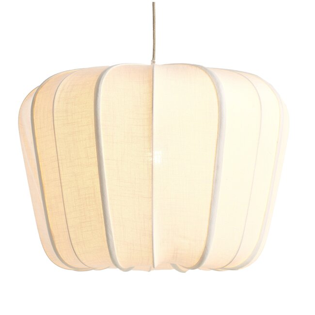 Light en Living Hanglamp Ø60x45 cm ZUBEDO crème