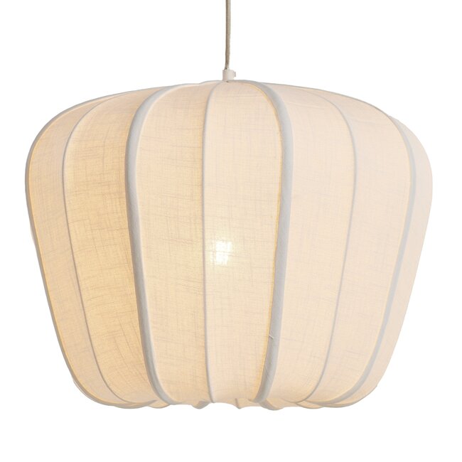 Light en Living Hanglamp Ø49,5x38 cm ZUBEDO crème