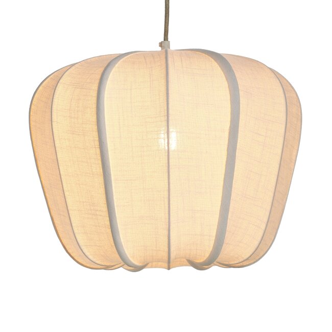 Light en Living Hanglamp Ø40x30 cm ZUBEDO crème