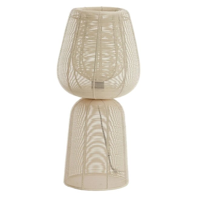 Light en Living Tafellamp Ø24x54 cm ABOSO crème