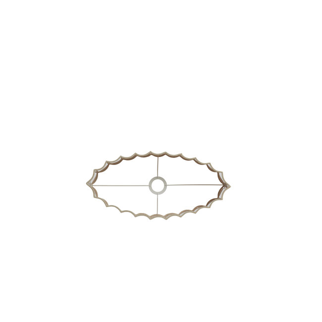 Light en Living Kap ovaal recht smal 45-21-22 cm DISLI naturel