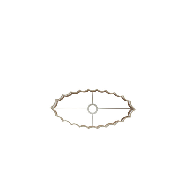 Light en Living Kap ovaal recht smal 58-24-27 cm DISLI naturel