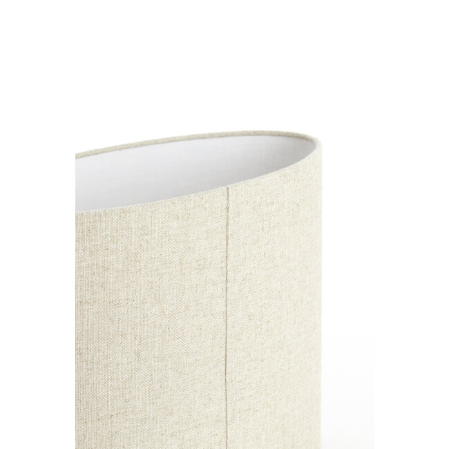 Light en Living Kap ovaal recht smal 38­-17,5-­28 cm LIVIGNO naturel