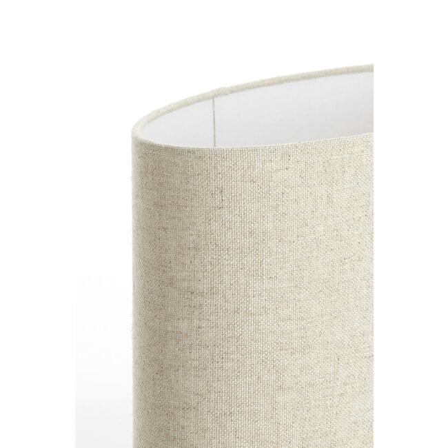 Light en Living Kap ovaal recht smal 38­-17,5-­28 cm LIVIGNO naturel