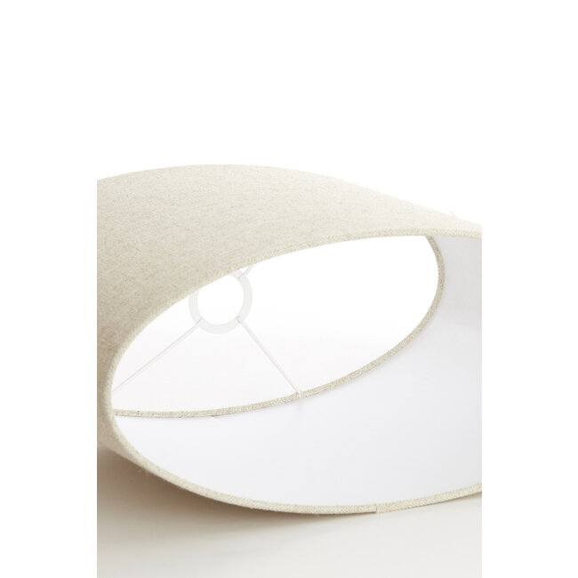 Light en Living Kap ovaal recht smal 38­-17,5-­28 cm LIVIGNO naturel
