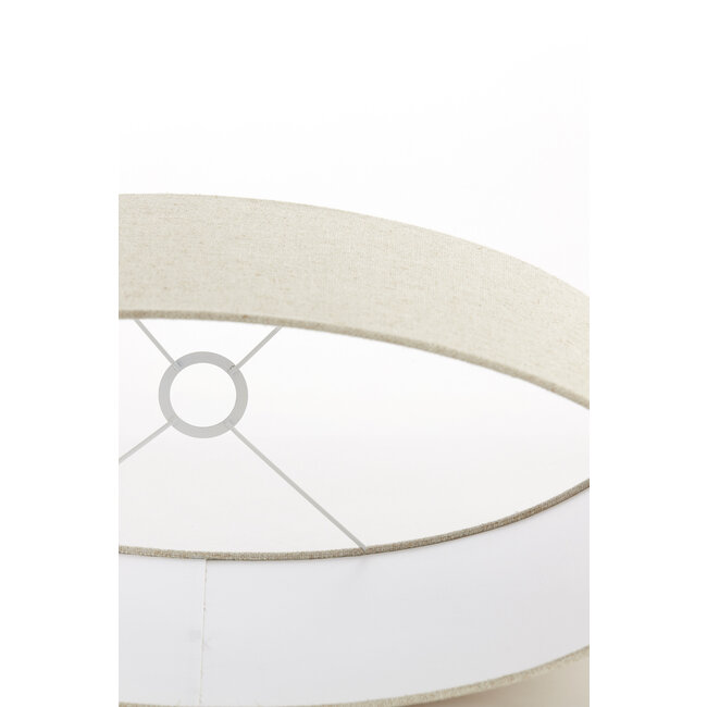 Light en Living Kap ovaal recht smal 38­-17,5-­28 cm LIVIGNO naturel