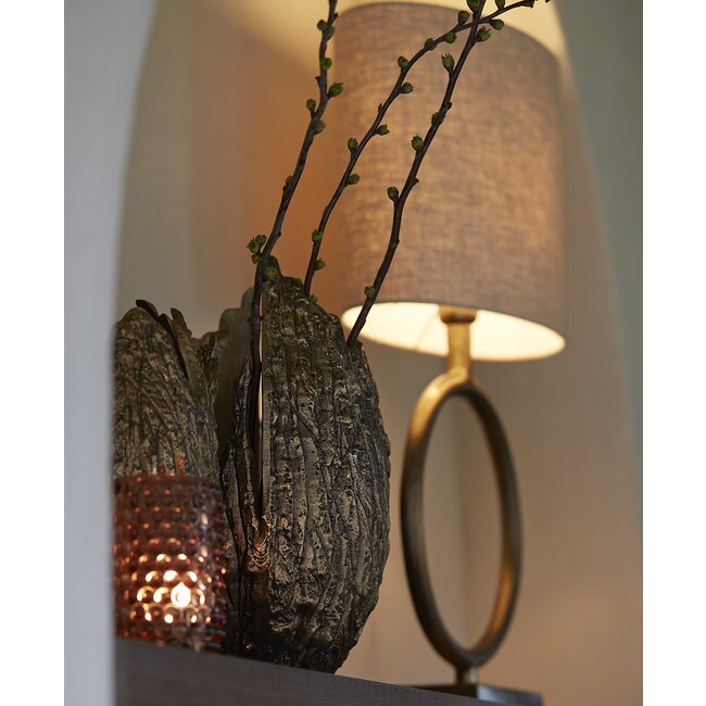 Light en Living Kap ovaal recht smal 45­-21-­32 cm LIVIGNO naturel