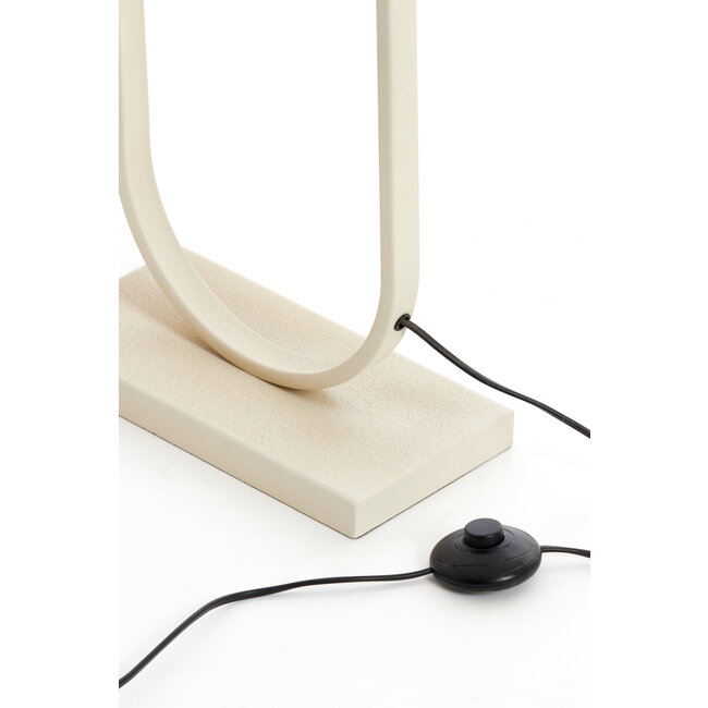 Light en Living Vloerlamp 30x15x142 cm JAMIRI crème