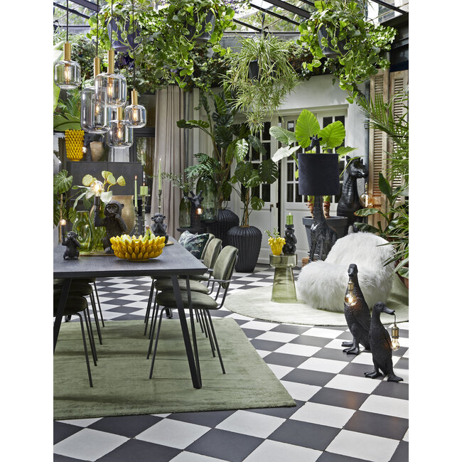 Light en Living Vaas deco Ø52x65 cm CACTI mat zwart