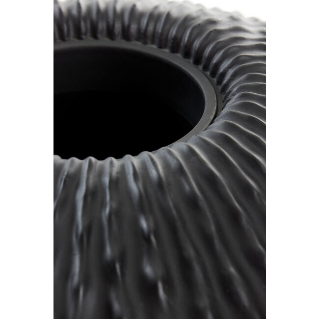 Light en Living Vaas deco Ø52x65 cm CACTI mat zwart