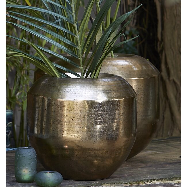 Light en Living Pot deco Ø40x37 cm LOUIE antiek goud