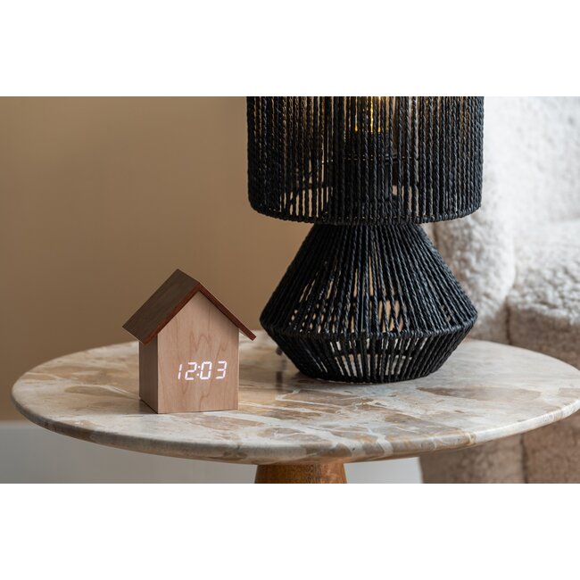 Leitmotiv Bijzettafel Force Marmer met mango Ø 40 cm