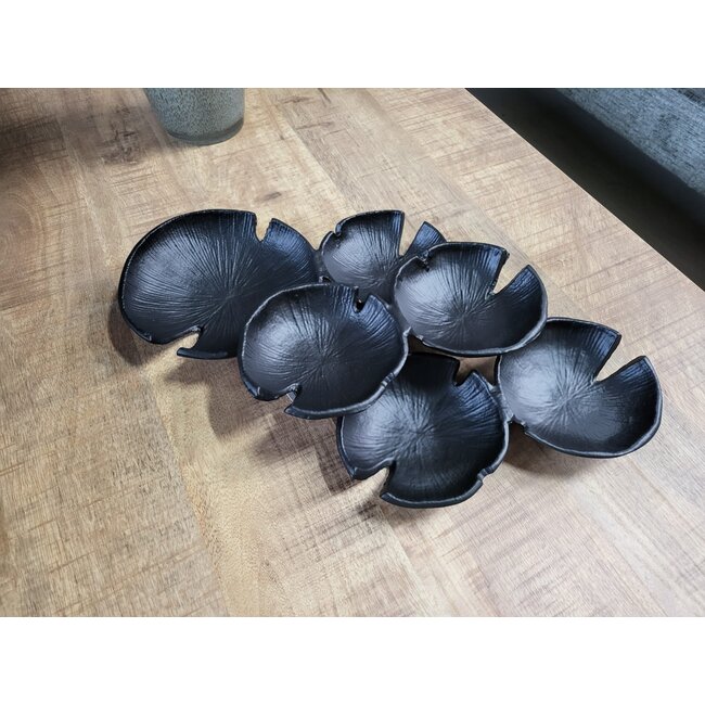 Light en Living Schaal 47x27x6,5 cm BABINE mat zwart