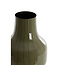 Light en Living Vaas deco Ø27x49 cm SINDO glanzend donker olijf groen+zwart