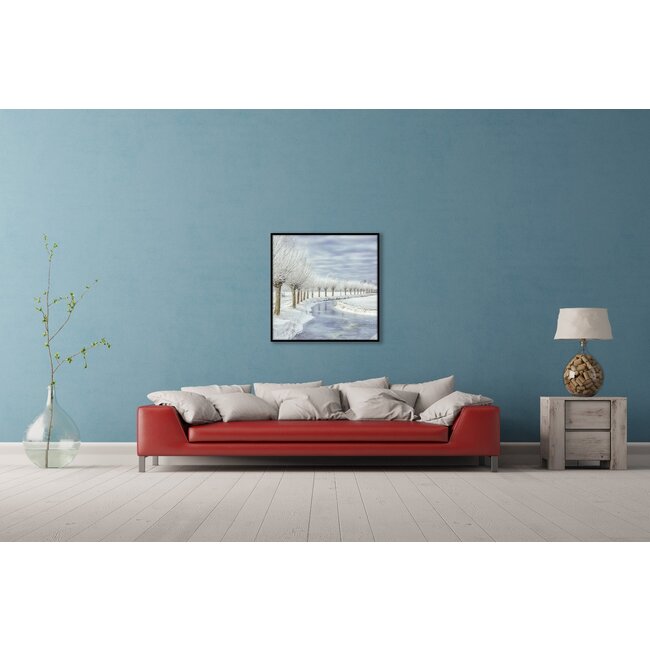 Wandkraft Winter in Holland