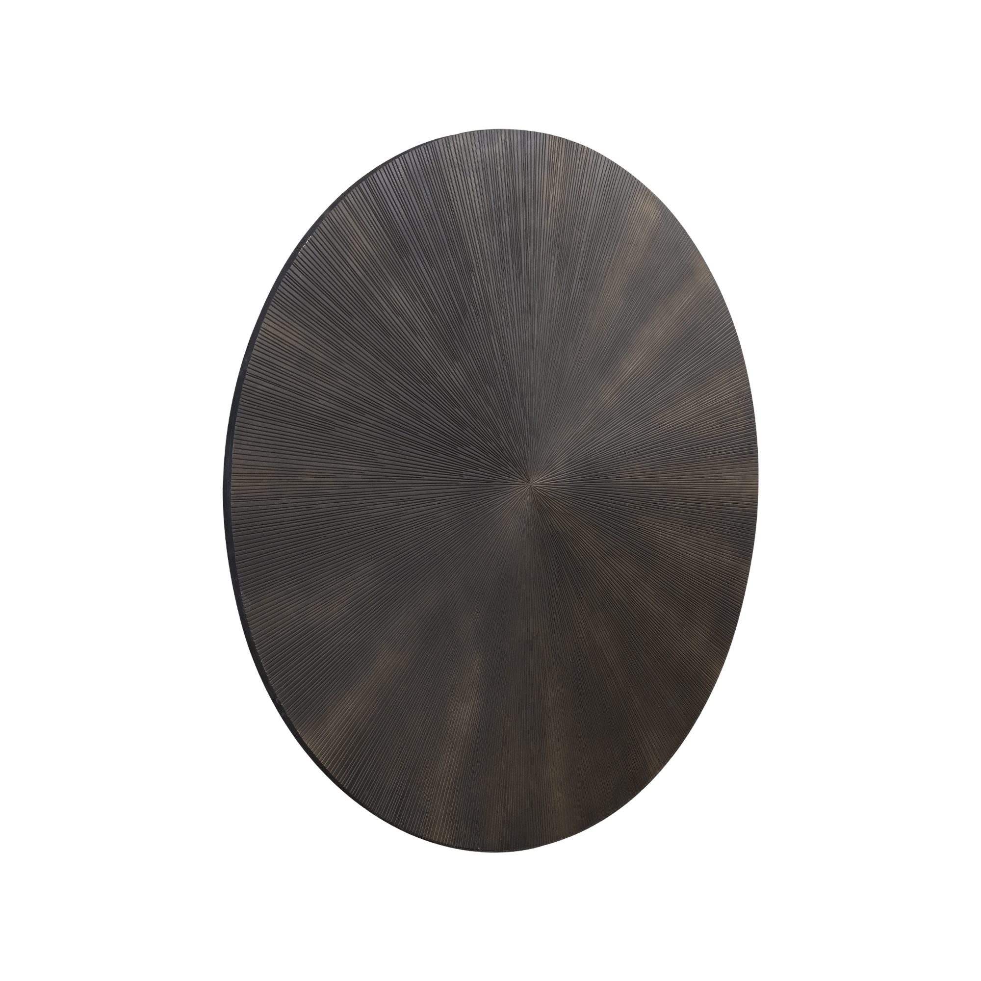 Planetmöbel Arisa Badmeubelset, wastafel met onderkast, 80 cm, goud eiken wit met ARIA spiegelkast, wastafel 55 cm, zwart, incl. ruimtebesparende sifon