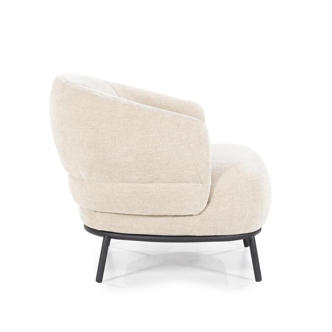 Eleonora Fauteuil David - taupe Safari