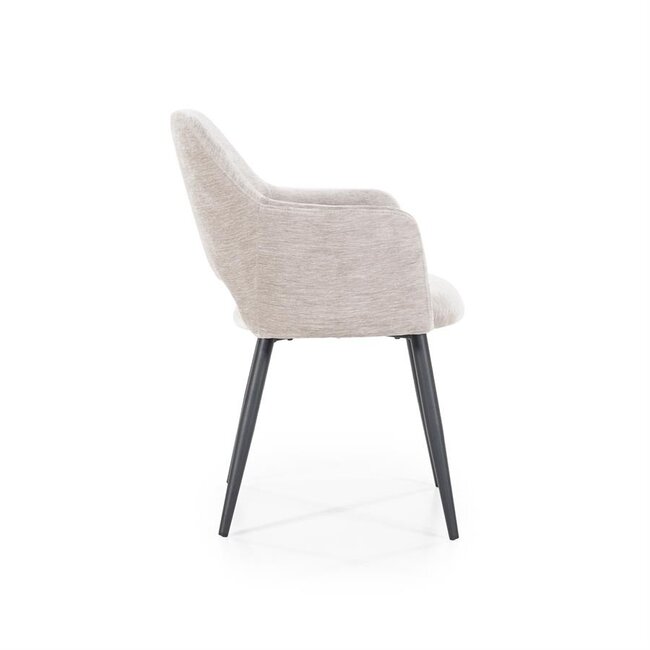 Eleonora Stoel Esmee met armleuning - beige Mellow