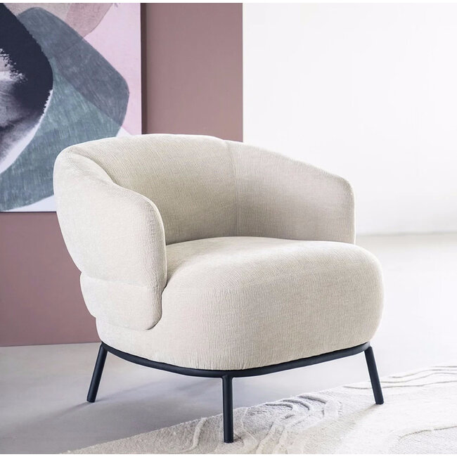 Eleonora Fauteuil David - taupe Safari