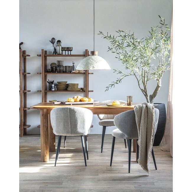 Eleonora Stoel Fleur - taupe Savoir