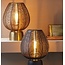 Light en Living Tafellamp Suneko zwart - 2 maten
