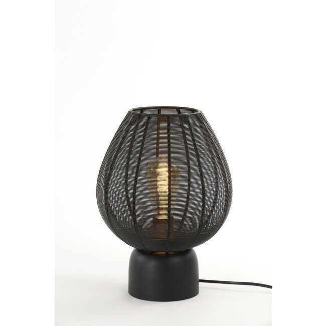 Light en Living Tafellamp Suneko zwart - 2 maten