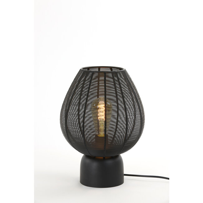 Light & Living Tafellamp Suneko zwart - 2 maten