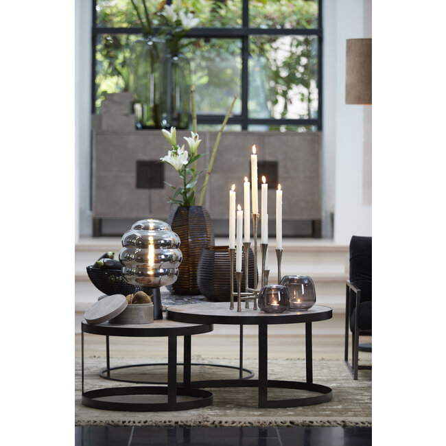 Light en Living Schaal Ø38x16 cm MURCIA zwart