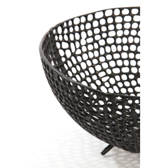 Light en Living Schaal Ø38x16 cm MURCIA zwart