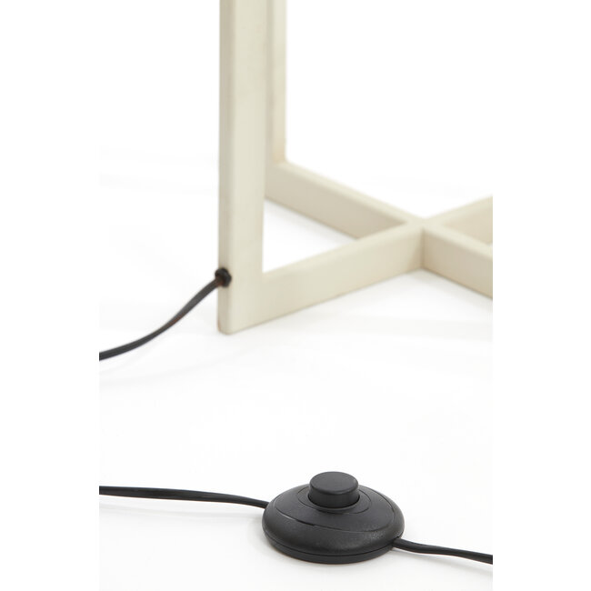 Light en Living Vloerlamp 30x30x140 cm MACE crème