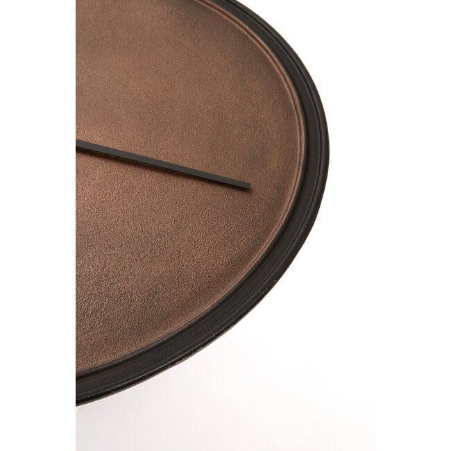 Light en Living Klok Ø72 cm ALIZE koper+zwart
