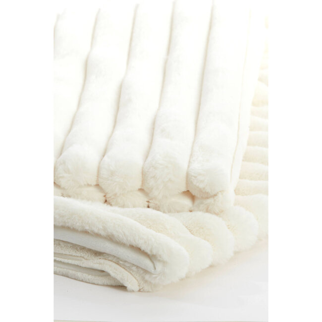 Light en Living Plaid 170x130 cm VAJEN crème