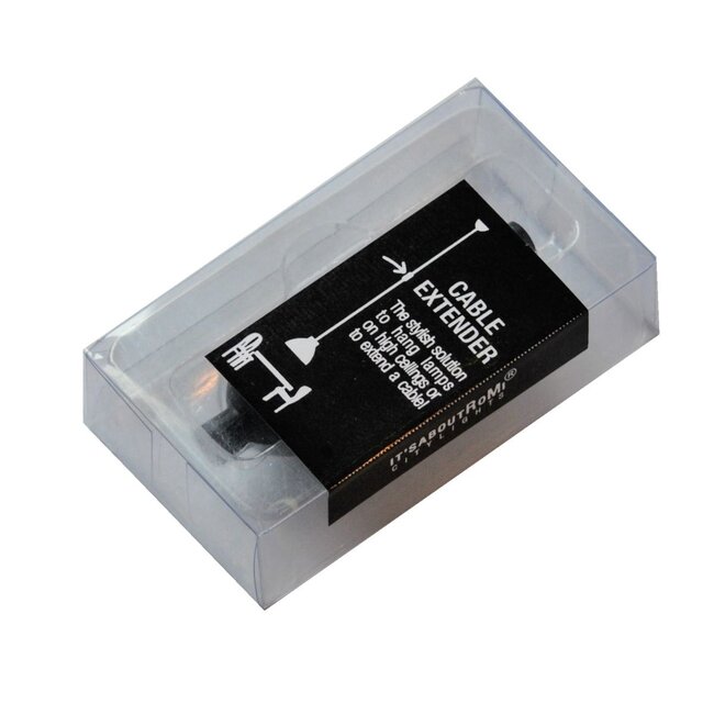 it's about RoMi Kabelverlengstuk metaal zwart