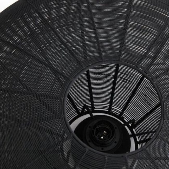 Light en Living Plafonnière Ø40x17 cm BAHOTO mat  zwart