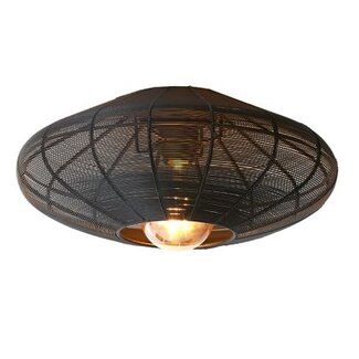 Light en Living Plafonnière Ø40x17 cm BAHOTO mat  zwart