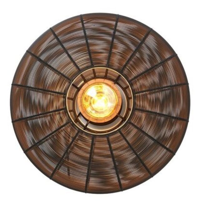 Light en Living Plafonnière Ø51x18 cm BAHOTO mat zwart