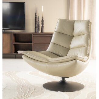 Eleonora Fauteuil Sven - beige boho leder