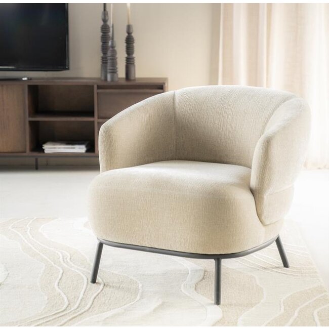 Eleonora Fauteuil David - taupe Safari