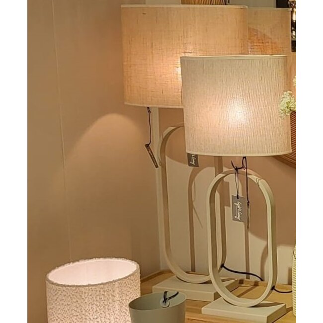 Light en Living Lampvoet 21x10x45 cm JAMIRI creme