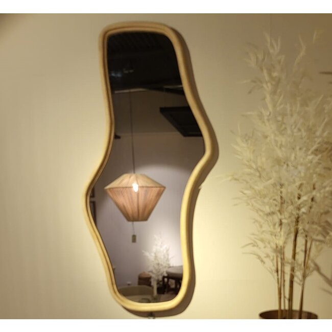 Light en Living Spiegel 62x5x121 cm CELANO hout mat naturel