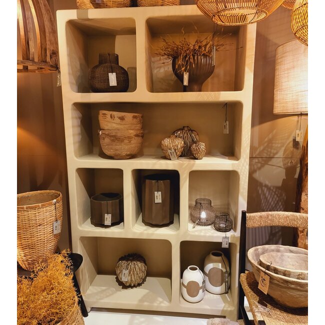 Light en Living Kast 110x35x190 cm NAHUA beige