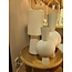 Light en Living Vaas 26x19x54 cm KAVANDU crème