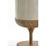 Light & Living Tafellamp Ø22,5x50 cm DANIA hout print naturel+touw crèmeTafellamp Ø22,5x50 cm DANIA hout print naturel+touw crème