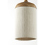 Light & Living Hanglamp 3L 90x22x32 cm DANIA hout print naturel+touw crème